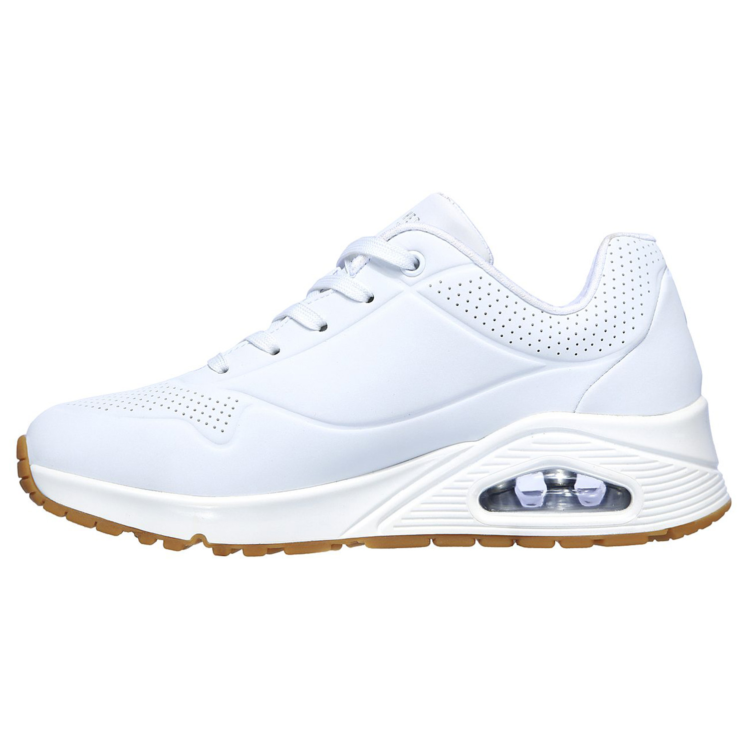 Skecher Street UNO STAND ON AIR Sneakers WIDE FIT Women weiss