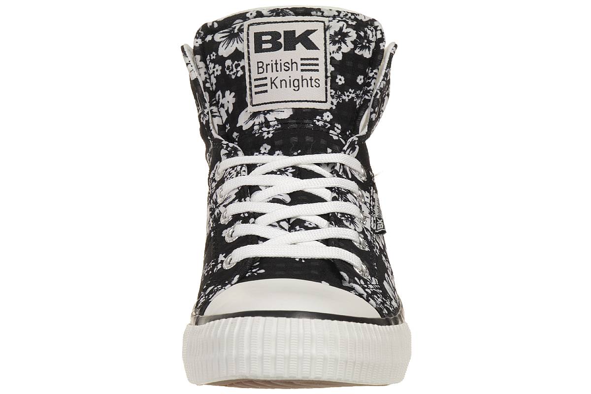 British Knights Dee BK Damen Sneaker B39-3744-05 schwarz flowers