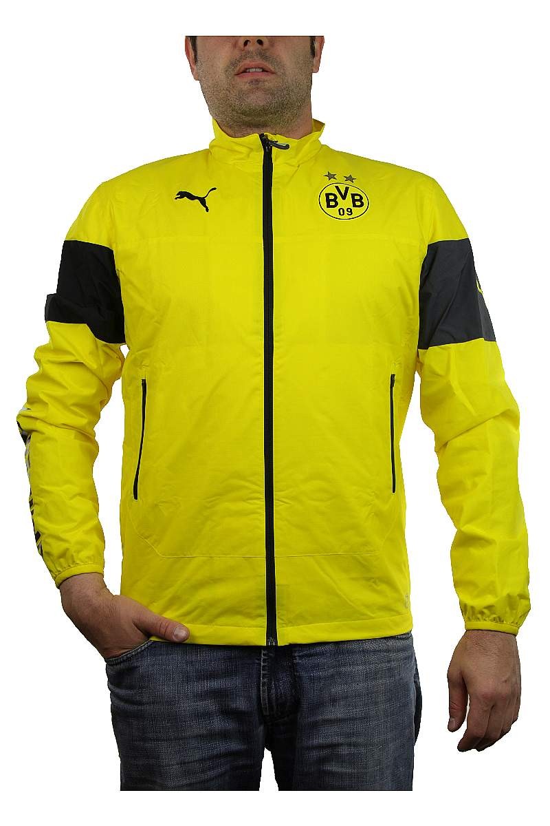Puma BVB Rain Top Jacket Herren Regenjacke 746789 01 Borussia Dortmund