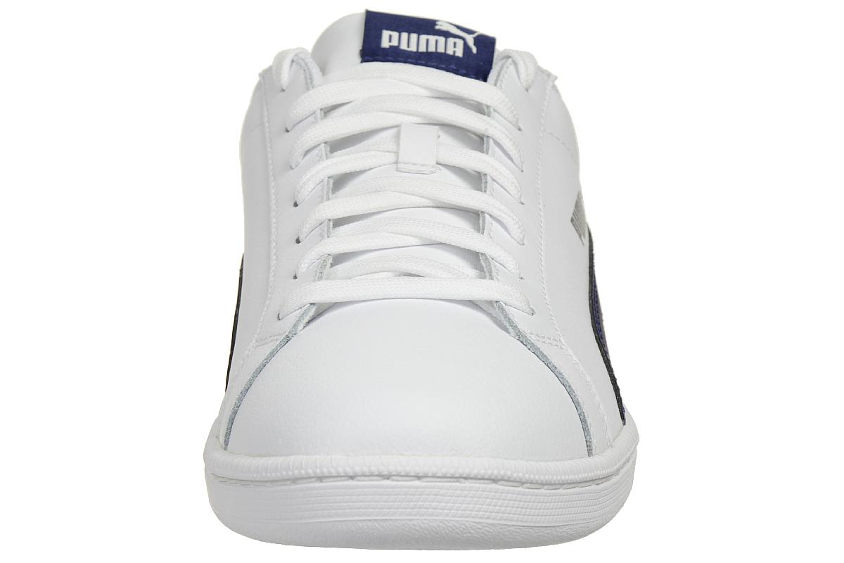 Puma Smash L Herren Sneaker Schuhe Leder weiß 356722 24
