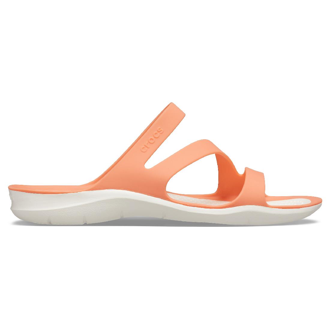 Crocs Swiftwater Sandal W Damen Sandale Badelatsche 203998 Orange