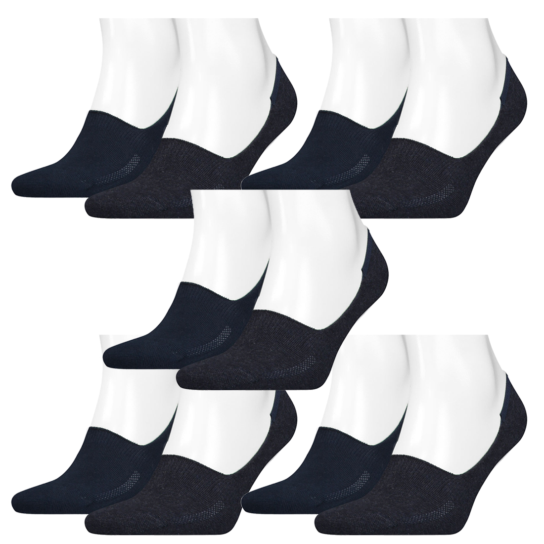 10 Paar Levis 168SF Low Rise Sneaker Socken Unisex 993050001