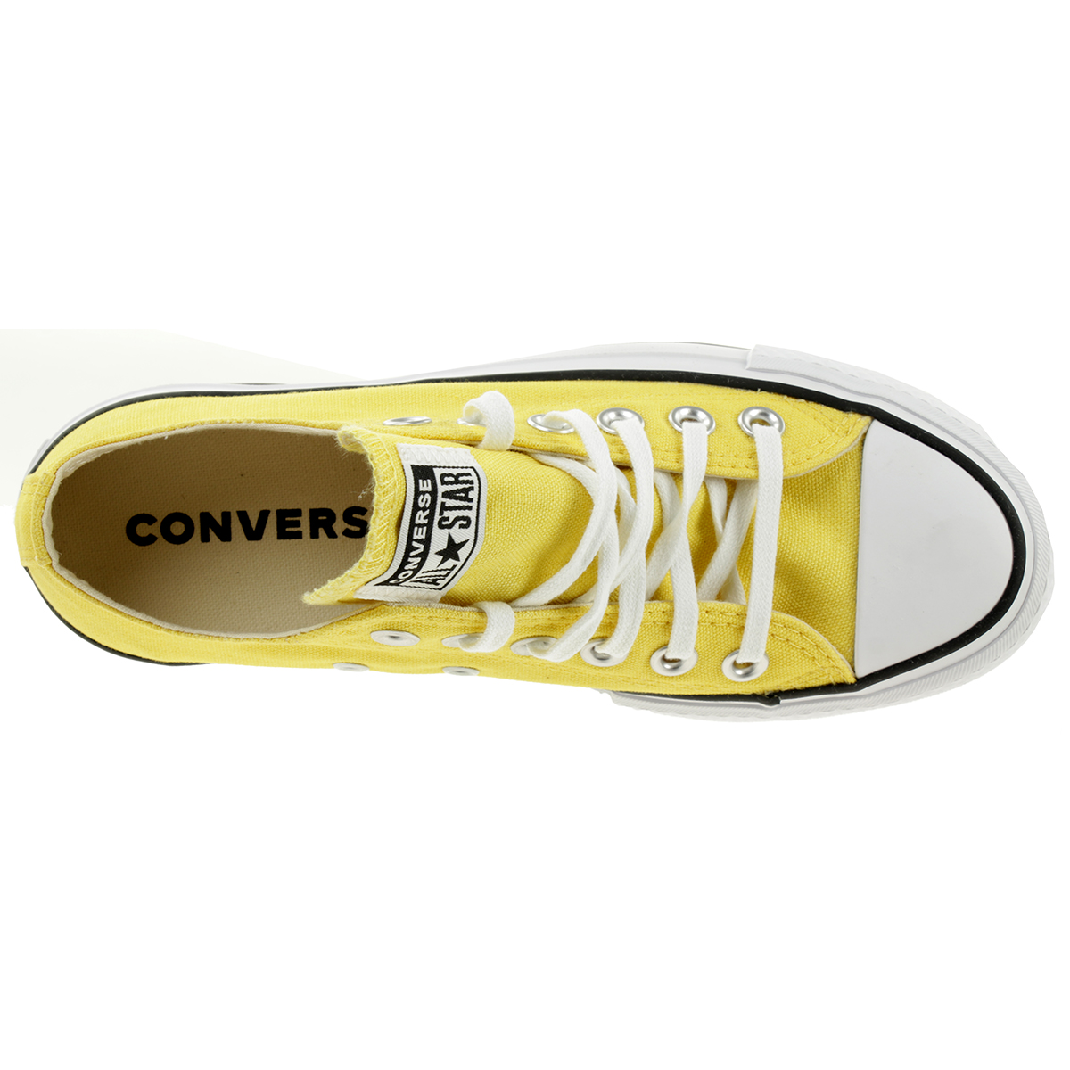 Converse Damen CTAS Lift Ox Platform Low-Top Sneaker 568627C Gelb 