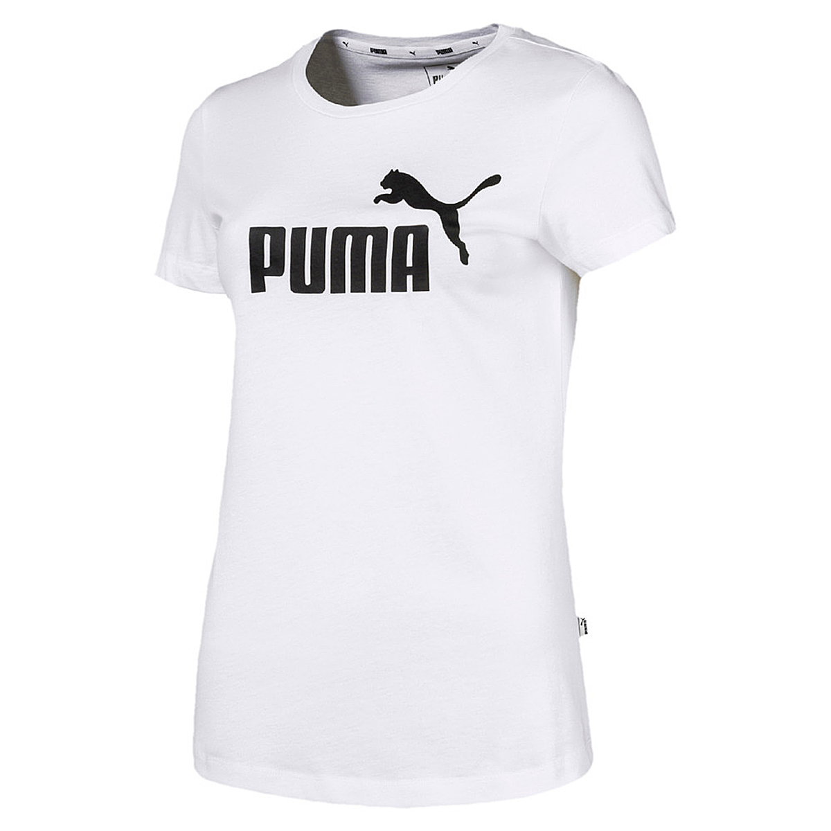 PUMA Damen Essential ESS Logo W Tee T-Shirt weiss 851787