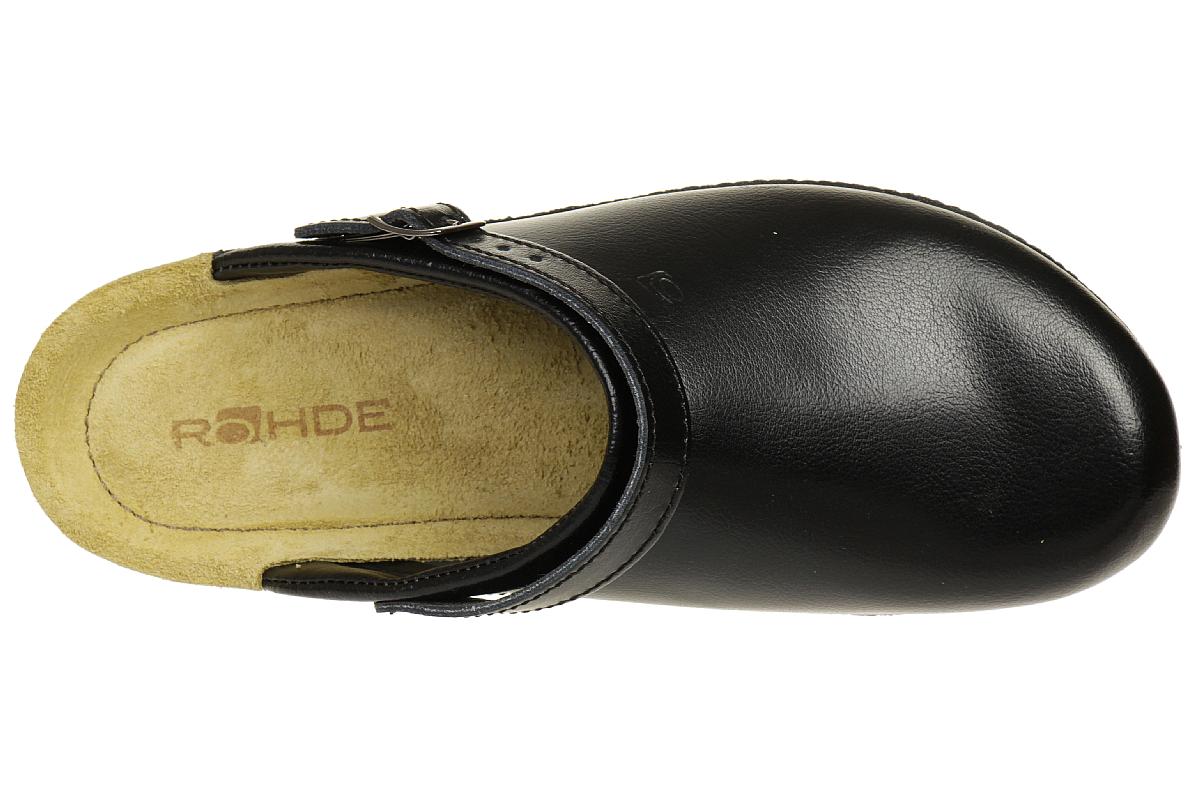 Rohde Neustadt d Clogs Damen Hausschuhe Schuhe 1440 schwarz 