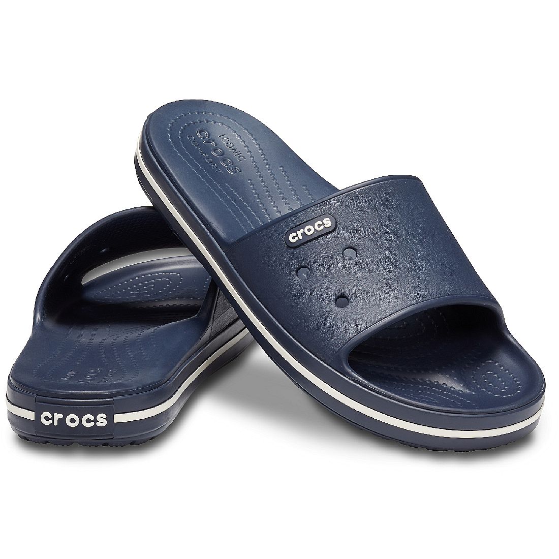 Crocs Crocband III Slide Unisex Sandale Badelatsche blau 205733