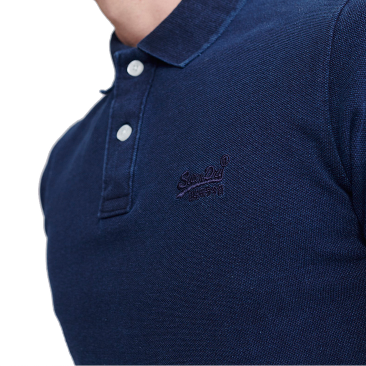 Superdry Herren Classic Pique Short Sleeve  Polo Shirt M1100004A blau