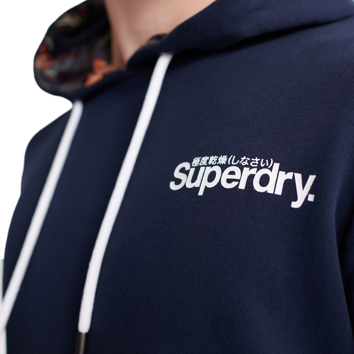 Superdry Super 5´S Hood UB Hoody Sweatshirt Herren navy