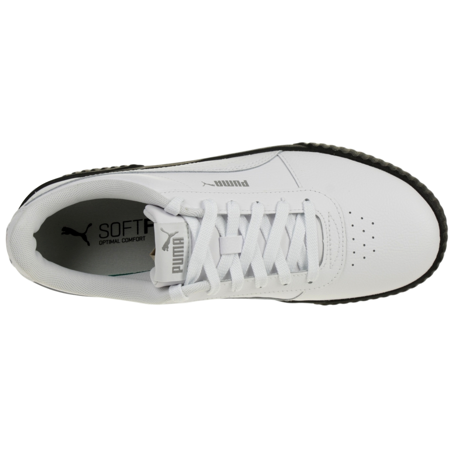 Puma Carina L Damen Sneaker Leder Schuhe 370325 17 Weiß
