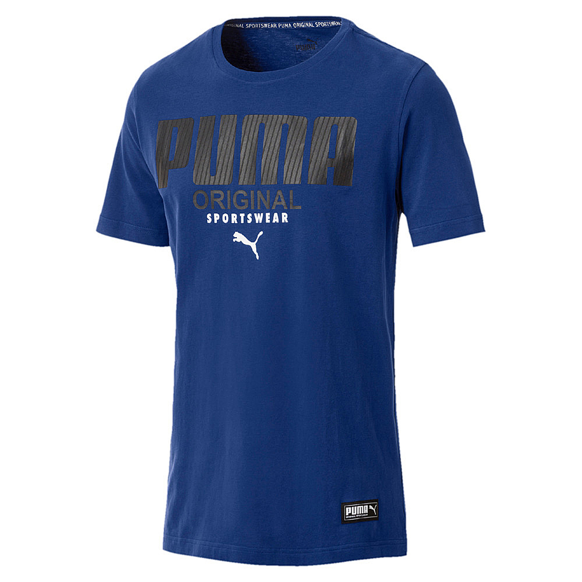 PUMA Athletics Tee Herren T-shirt Sportswear 852332 27 blau