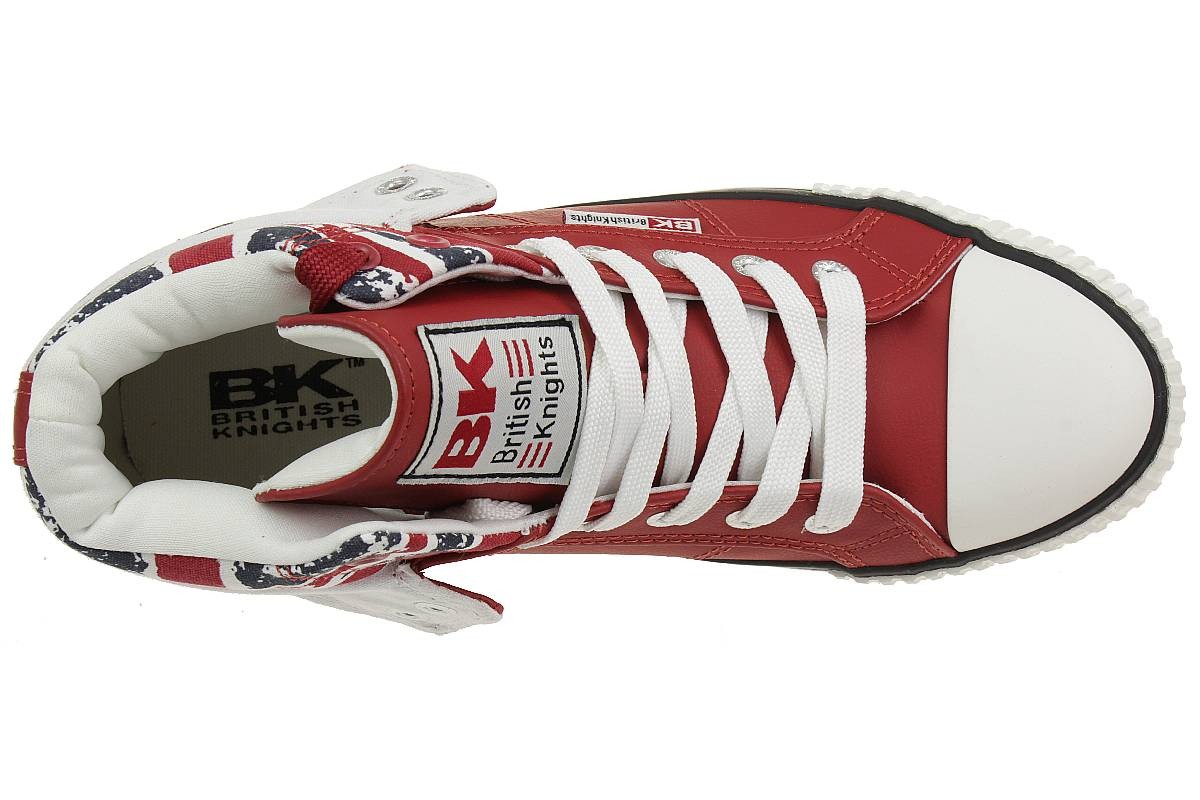 British Knights ROCO BK Sneaker BKC-3702-02 red England Flagge