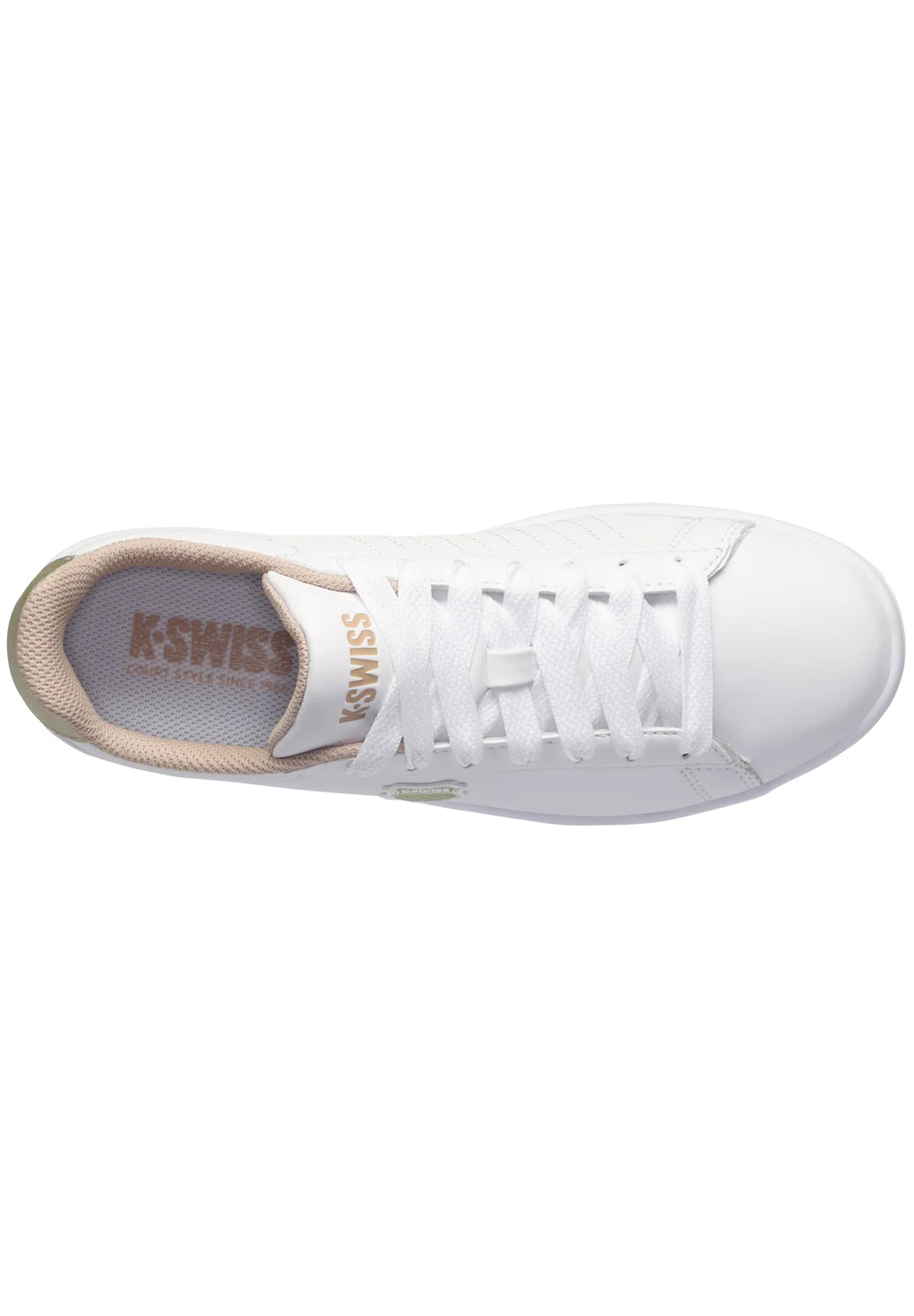 K-SWISS Court Shield Damen Sneaker Sportschuh 96599-997-M weiss/beige