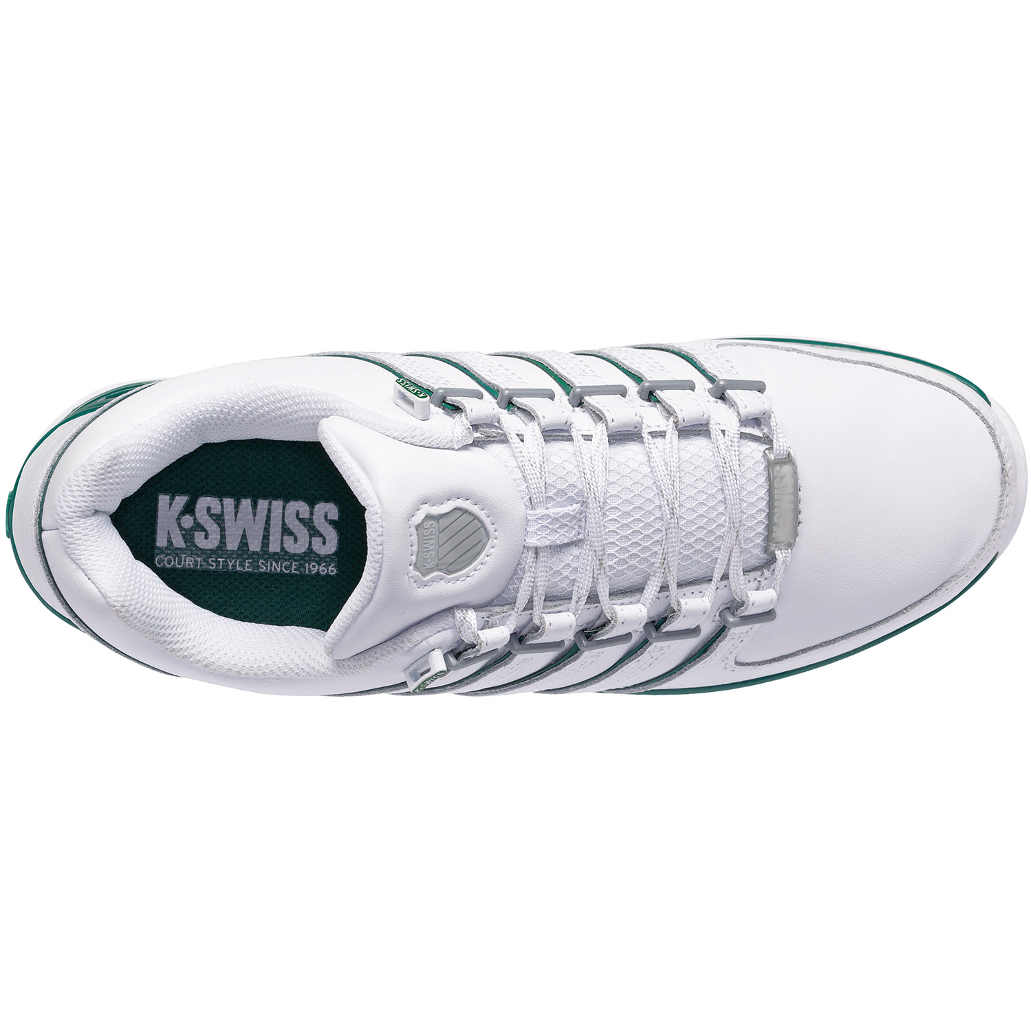K-Swiss Rinzler Herren Sneaker Sportschuh 01235-157-M weiss grün