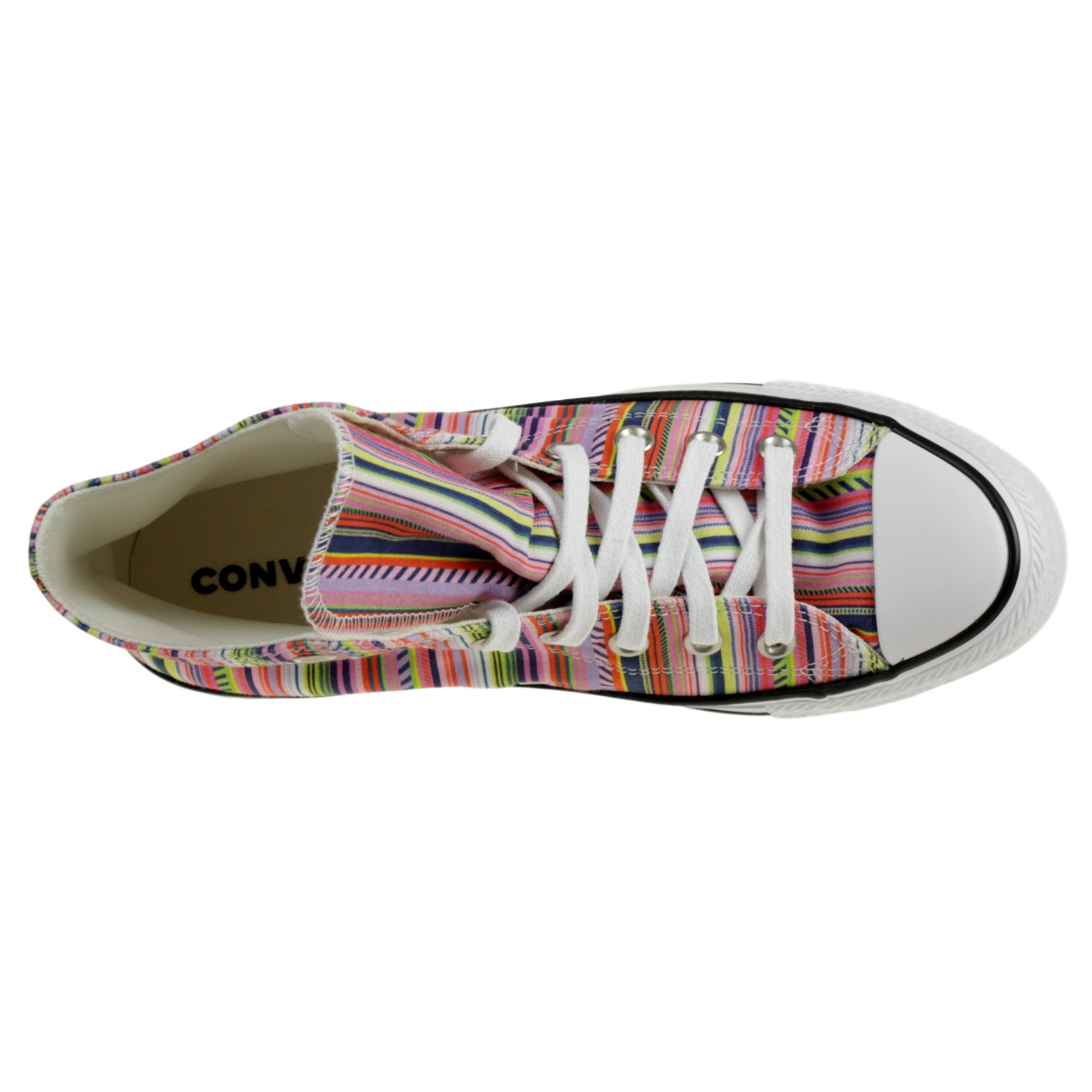 Converse Unisex Summer Stripes  CTAS OX High Top Sneaker 168279C Bunt