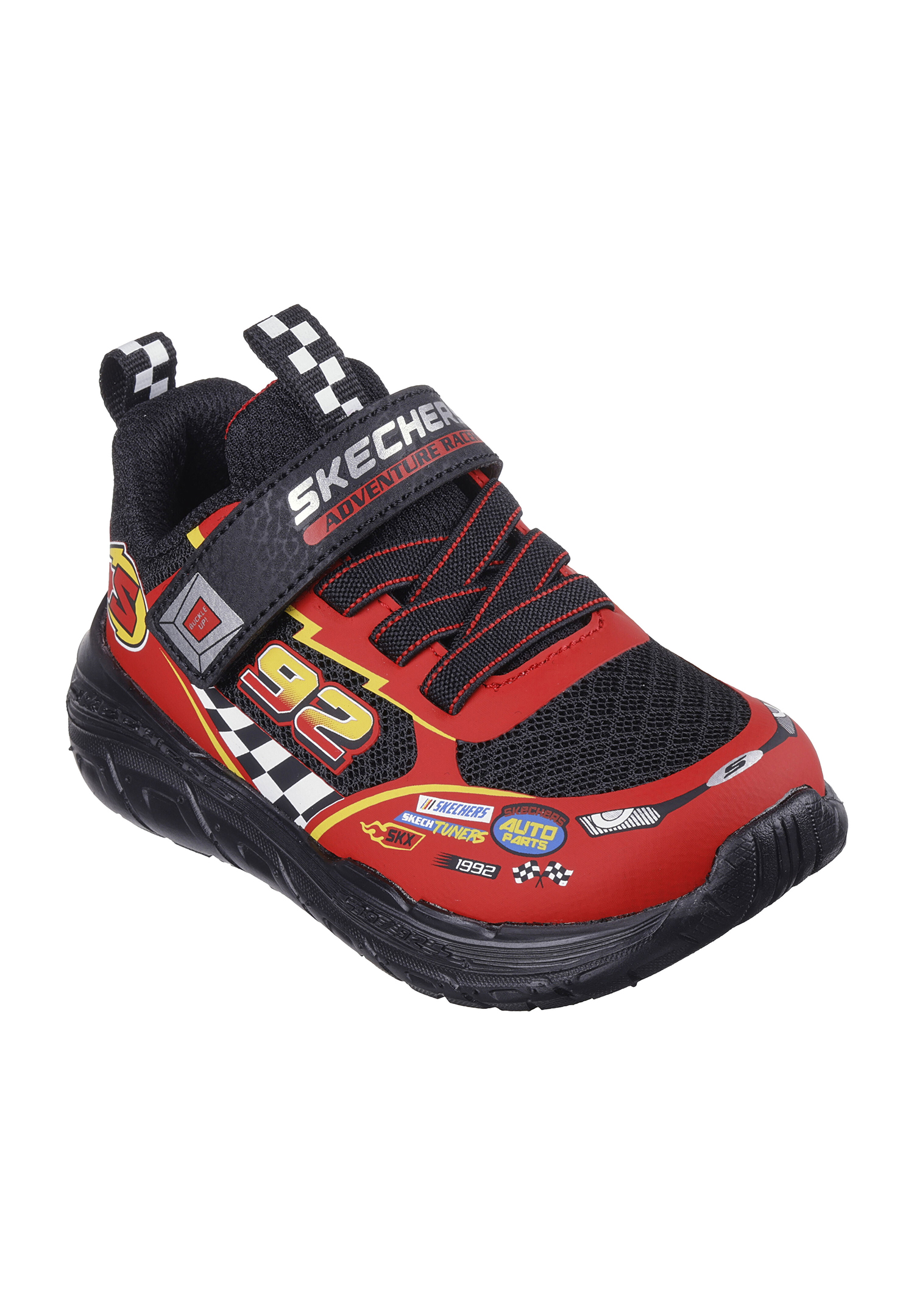 Skechers SKECH TRACKS Tracking Kinder Jungen Sneakers 402303L Schwarz/Rot