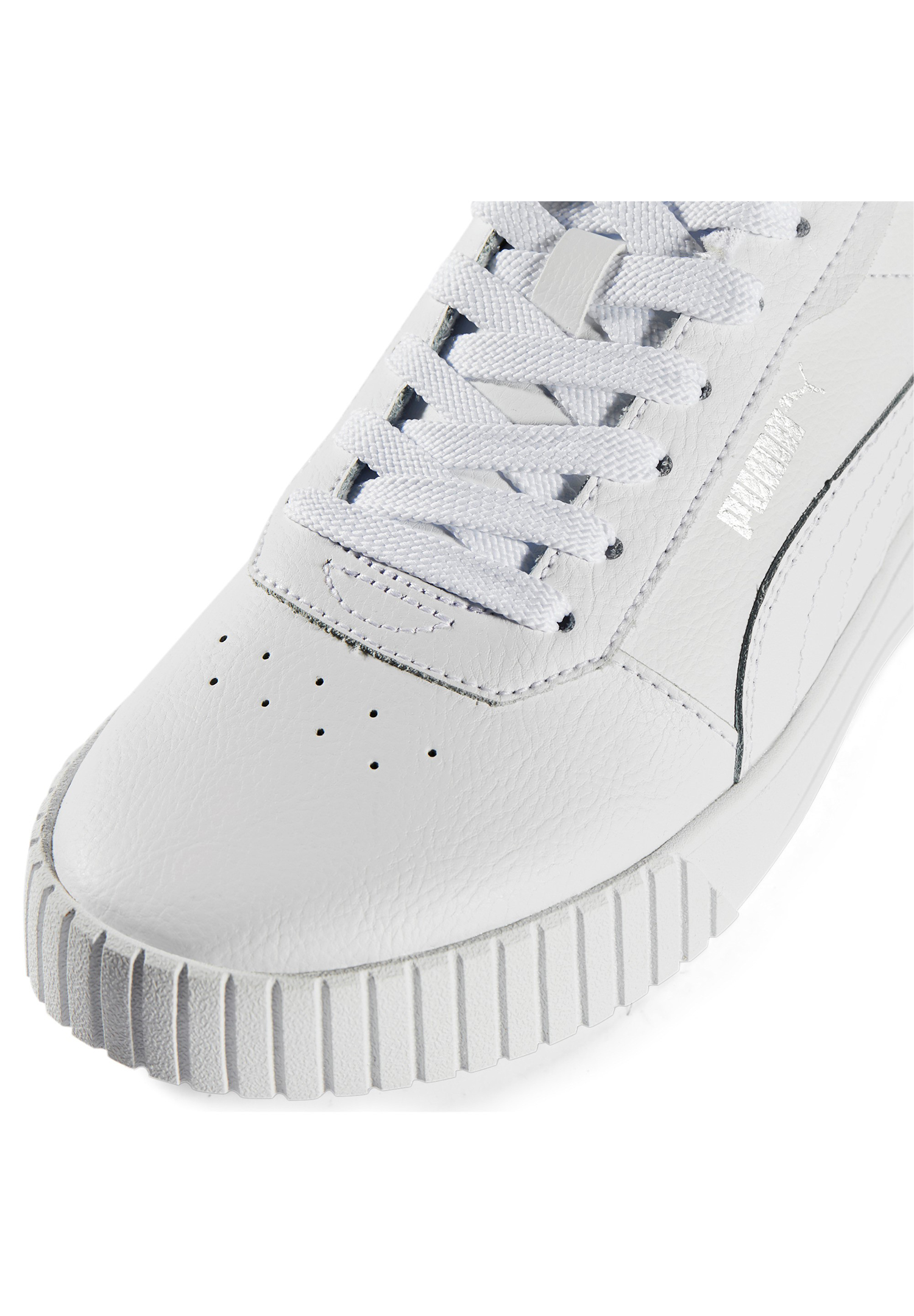 Puma Carina 2.0 Damen Sneaker Leder Schuhe 385849 02 Weiß