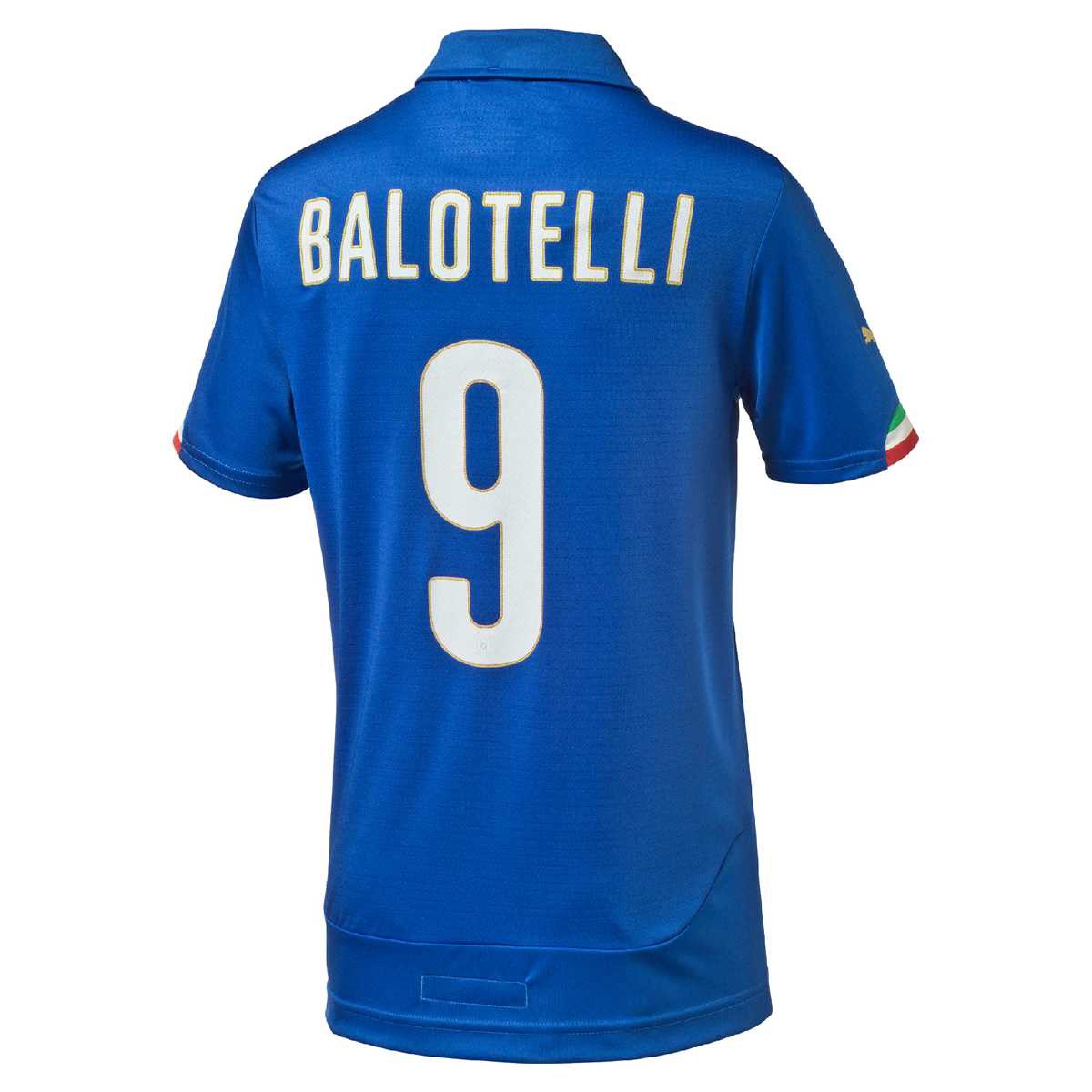 Puma FIGC Italien Mario Balotelli Home Kids Trikot Shirt + Italien Ball evoPOWER 