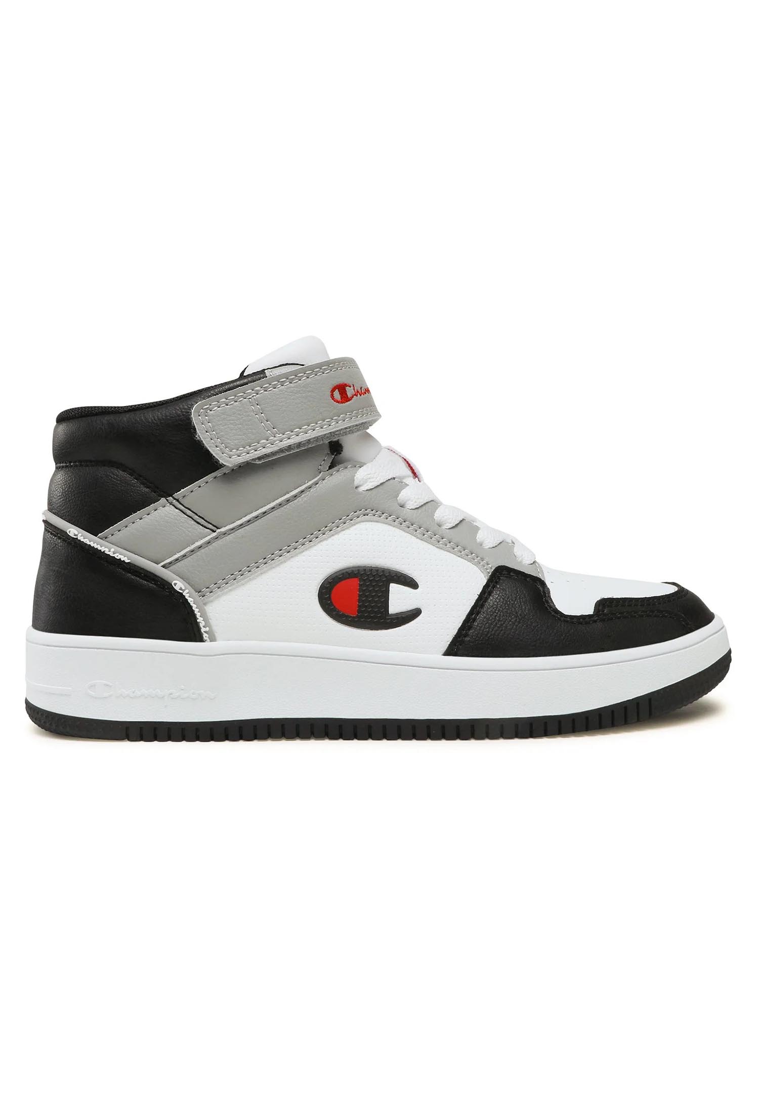 Champion REBOUND 2.0 MID B GS Kinder Sneaker S32413-CHA-WW014 weiss/grau/ schwarz