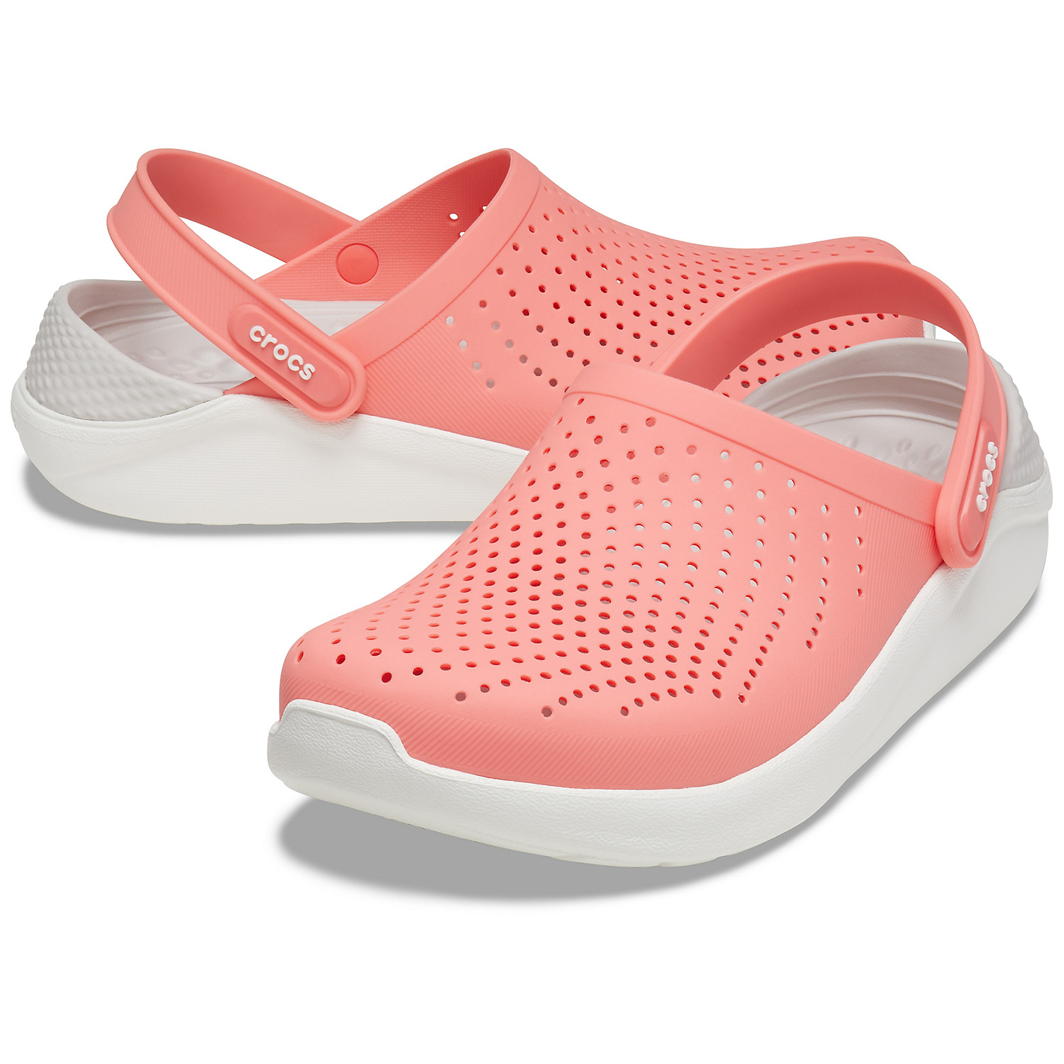 Crocs LiteRide Clog Damen Sandale Relaxed Fit 204592 rosa