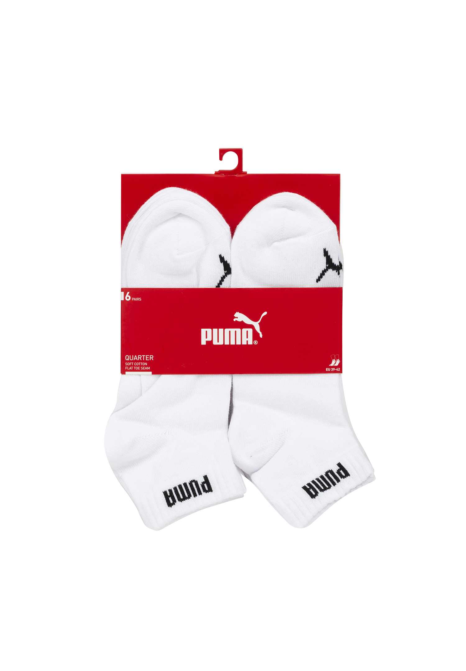 Puma Unisex Quarter Socken Sneaker knöchelhoch für Damen Herren 18er Pack