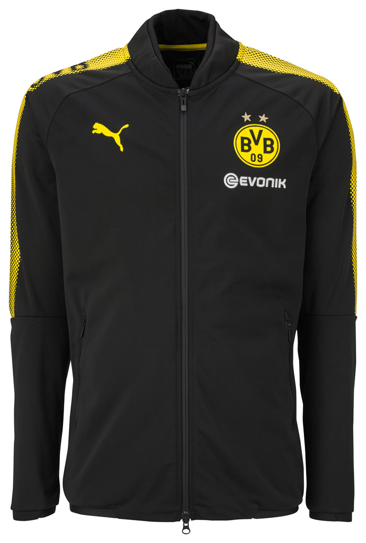 Puma BVB Poly Jacket with Sponsor Herren 751844 02 Borussia Dortmund 2017/2018