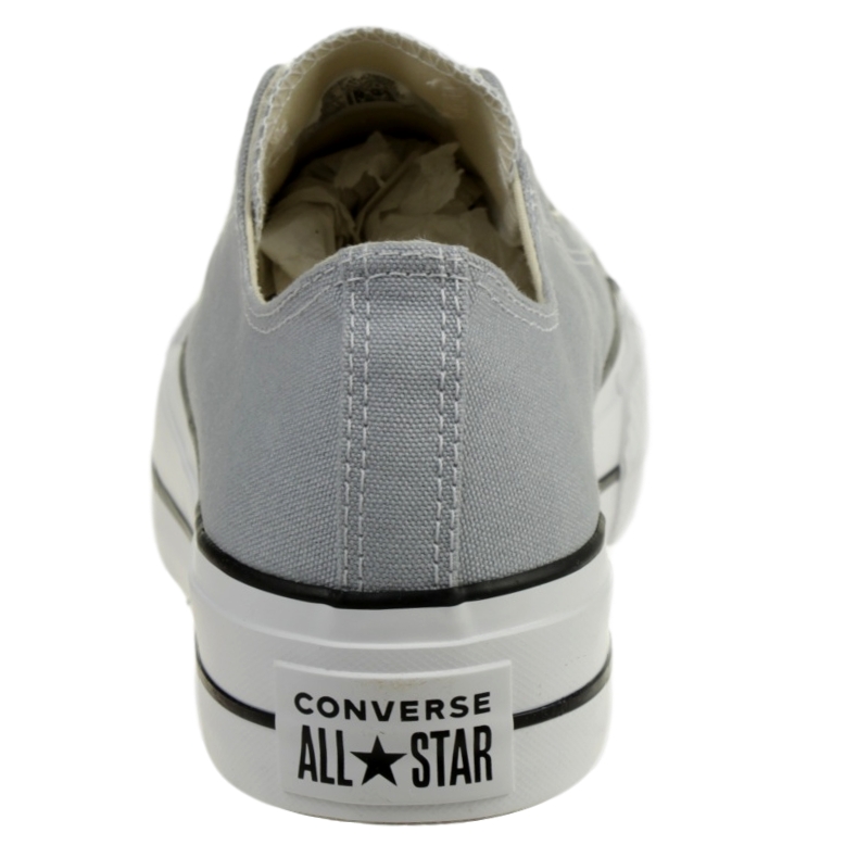 Converse Damen Seasonal Color Platform CTAS Low Top Sneaker 566757C Grau