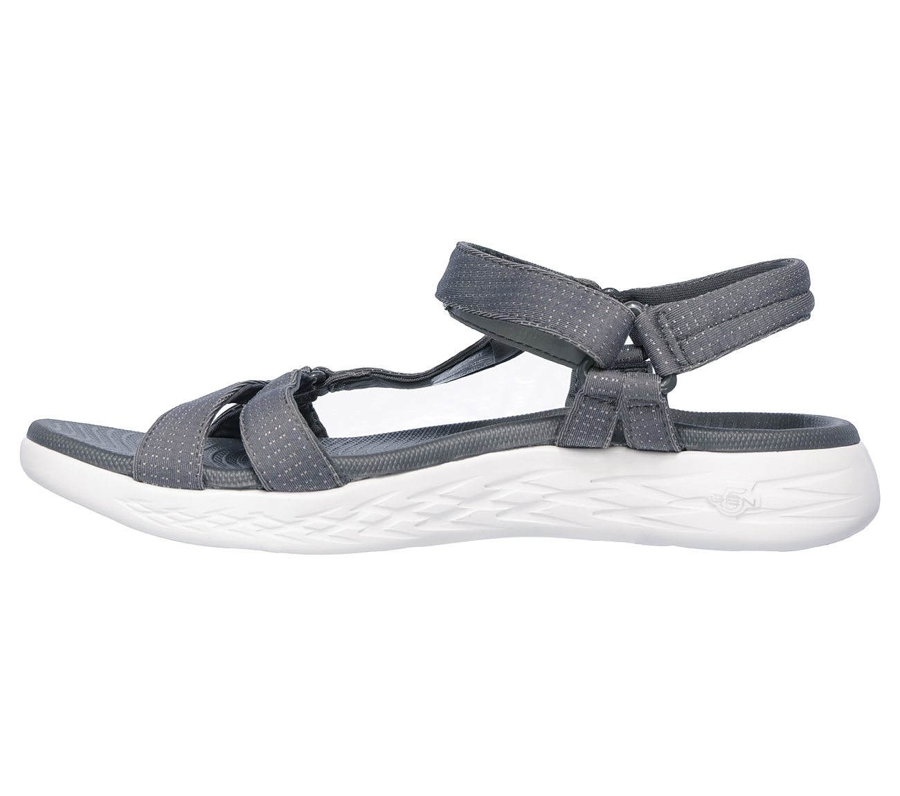 Skechers O-T-G Womens Sandals ON-THE-GO 600 BRILLIANCY Sandalen Damen Schuhe Grau