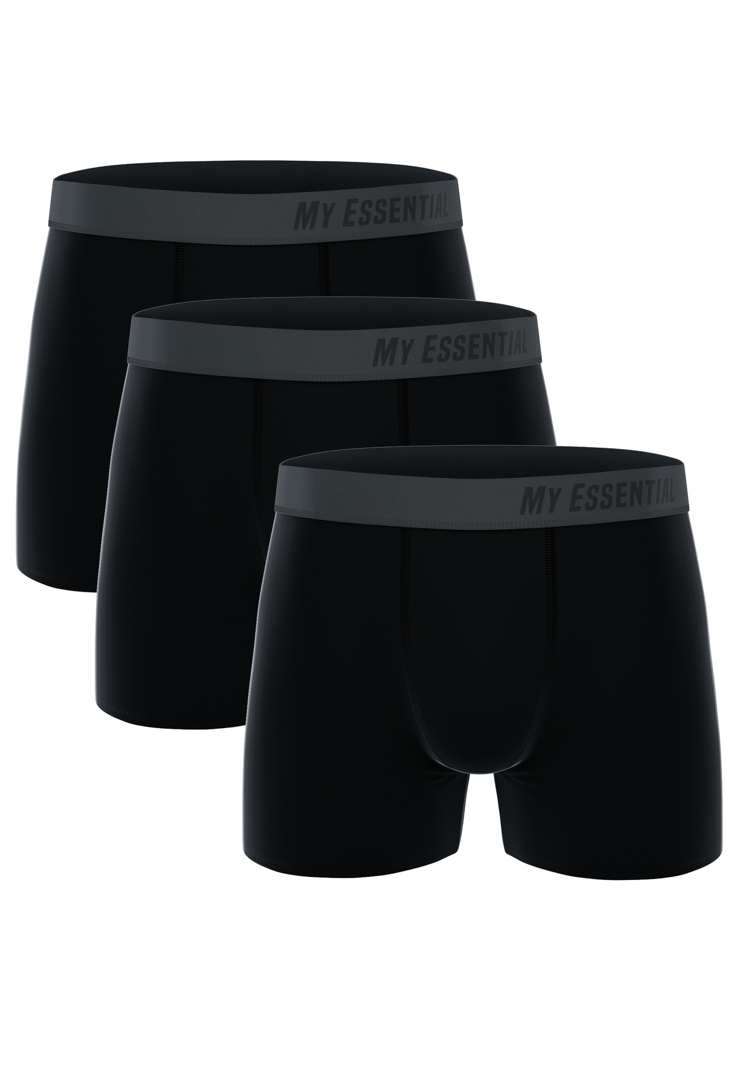 My Essential Clothing Basic Boxershorts Cotton Bio Herren Shorts Unterwäsche MYE1BCX3 3erPack