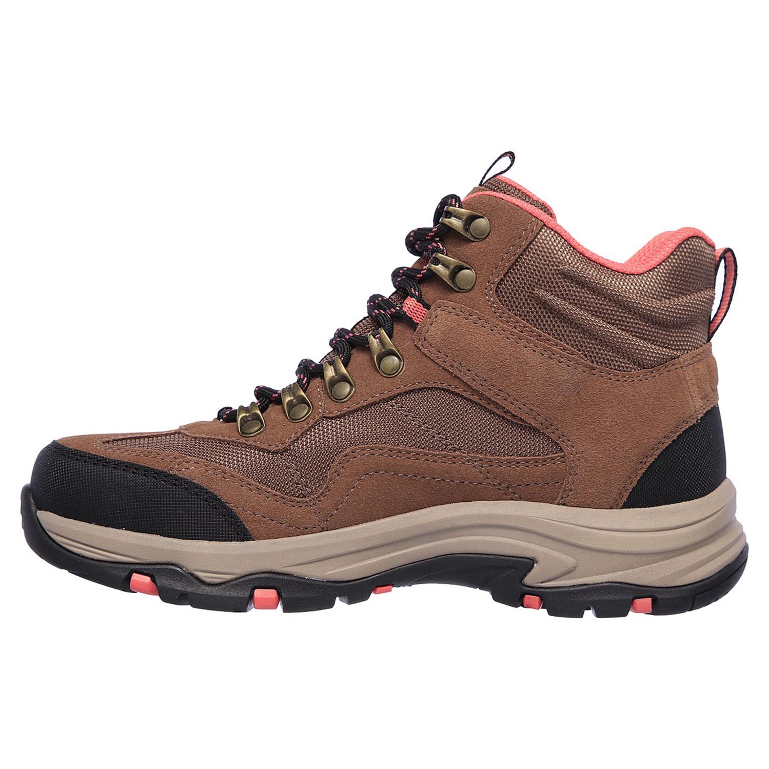 Skechers Damen TREGO BASE CAMP Hiking-Stiefel Outdoor Schuhe 167008 Braun