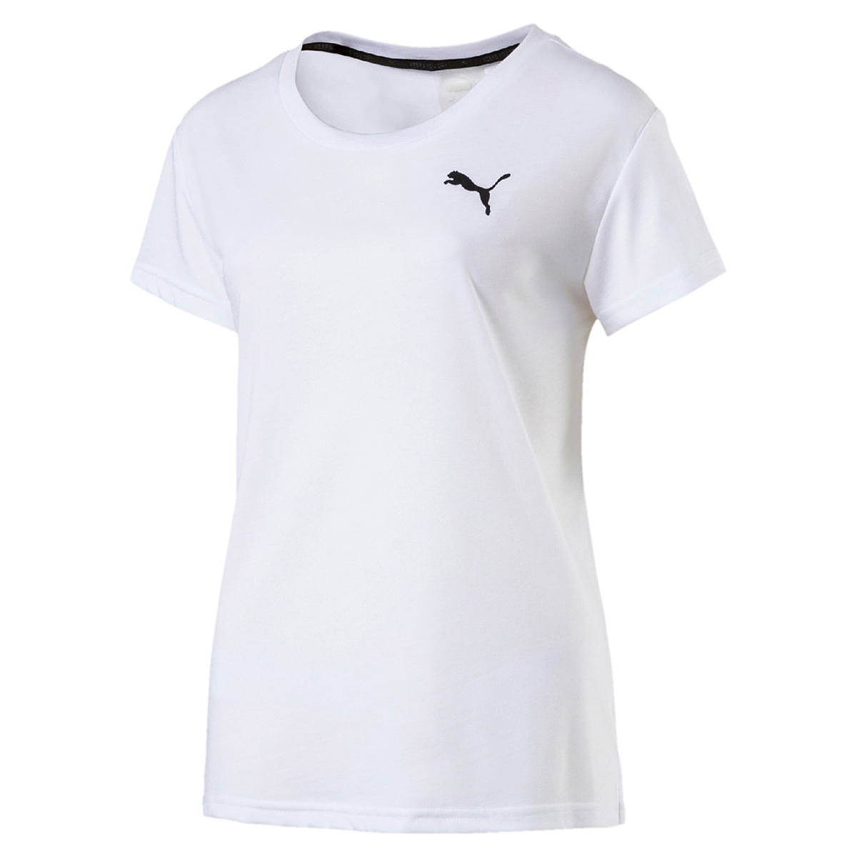 PUMA Damen Urban Sports Logo Tee T-shirt Top Dry Cell weiss
