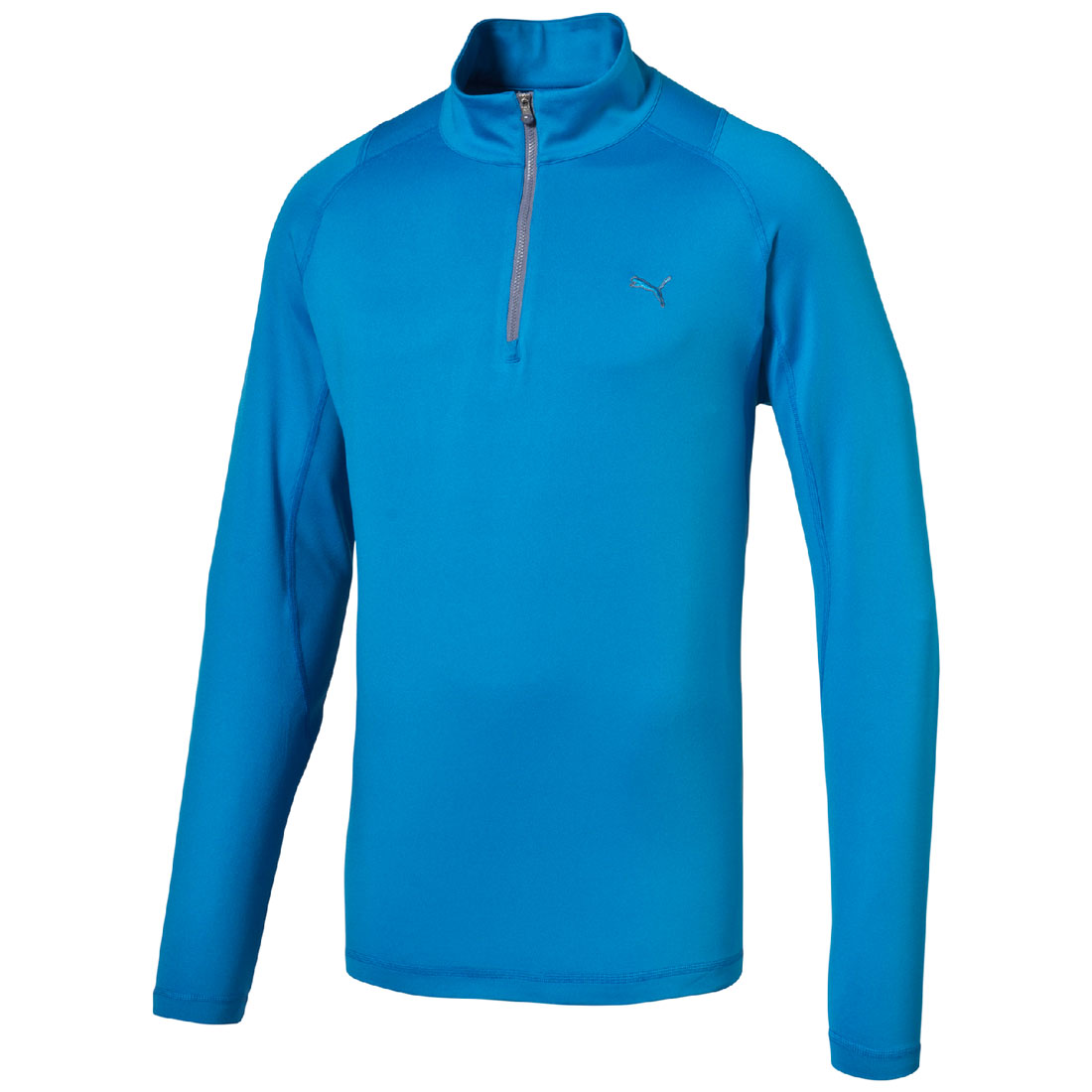 Puma Golf Solid 1/4 ZIP POPOVER Sweater Pullover Dry Cell blau