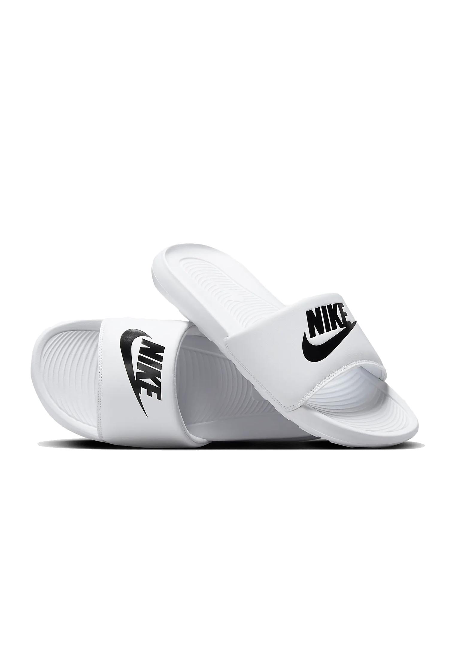 Nike Victori One Slide Herren Badelatschen Schlappe CN9675 100 weiss