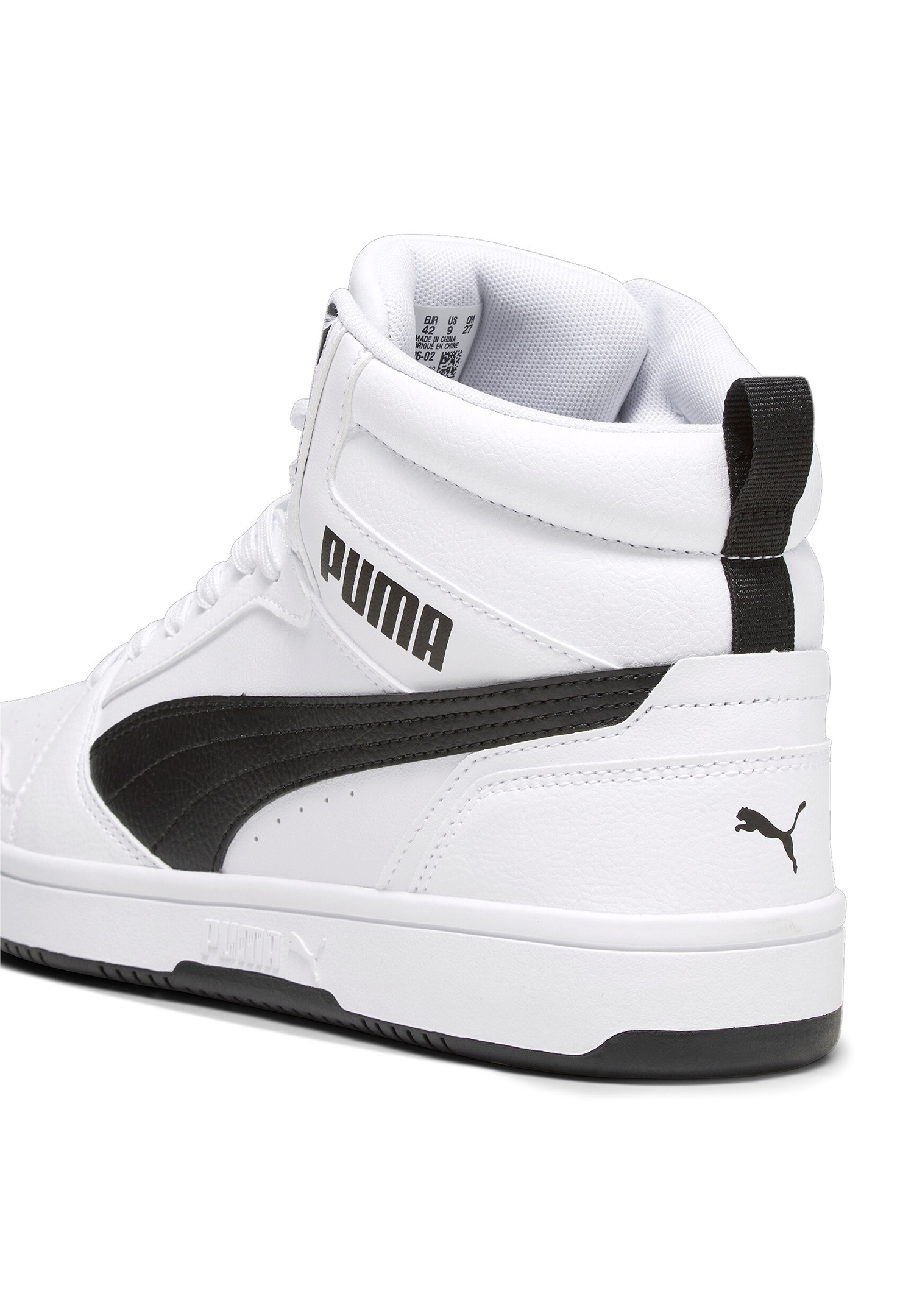 Puma Rebound v6 Hoher Sneaker Stiefel Boots Herren Sneaker 392326 02 weiss