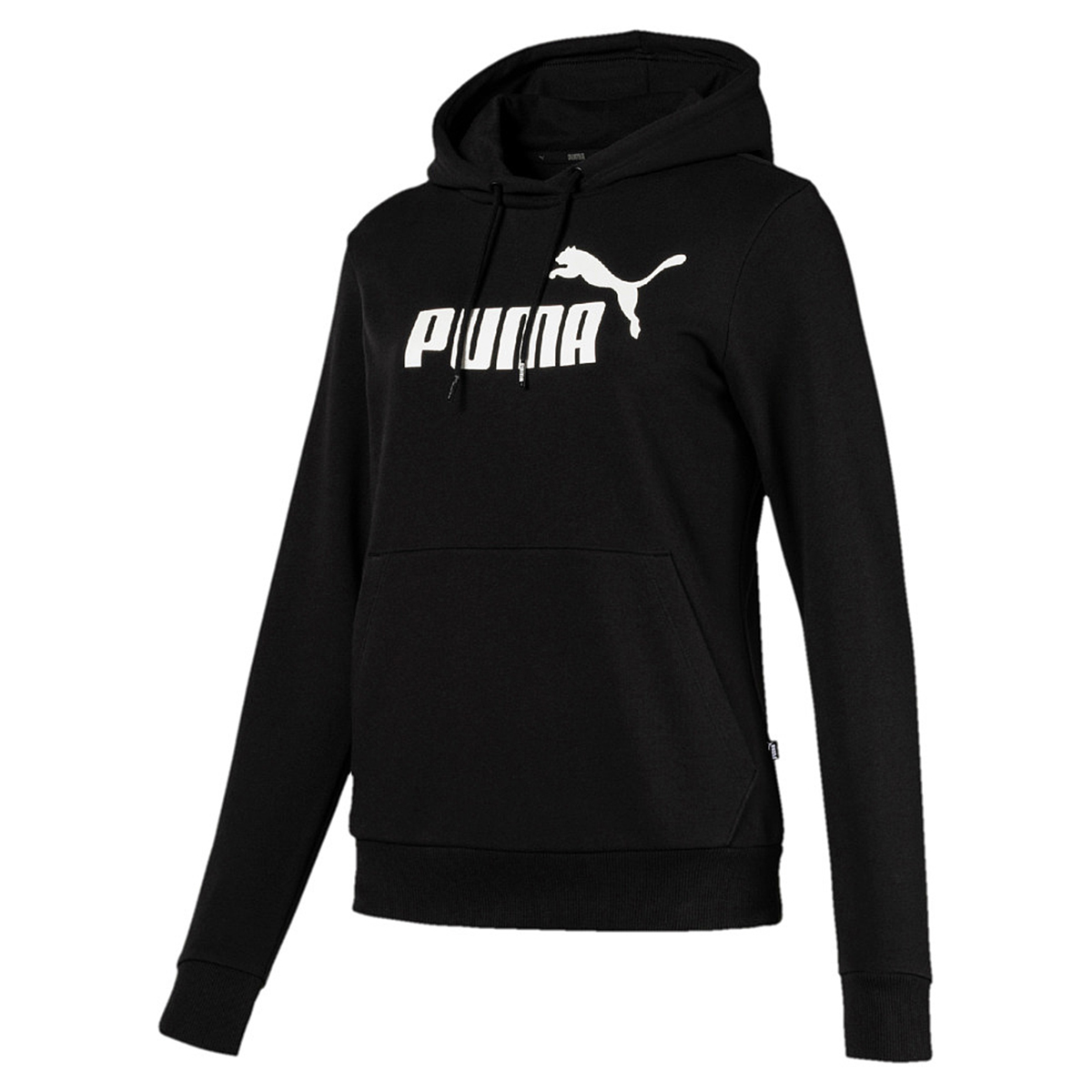 PUMA ESS Logo Hoody TR Damen Sweatshirt Kapuzenpullover schwarz