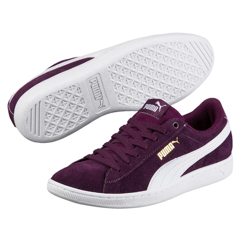 Puma Vikky leather Sneaker Damen Schuhe 362624 18 lila