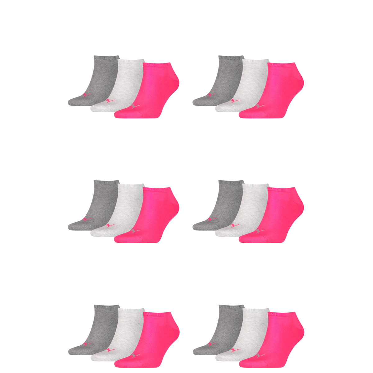 656 - middle grey mélange/pink