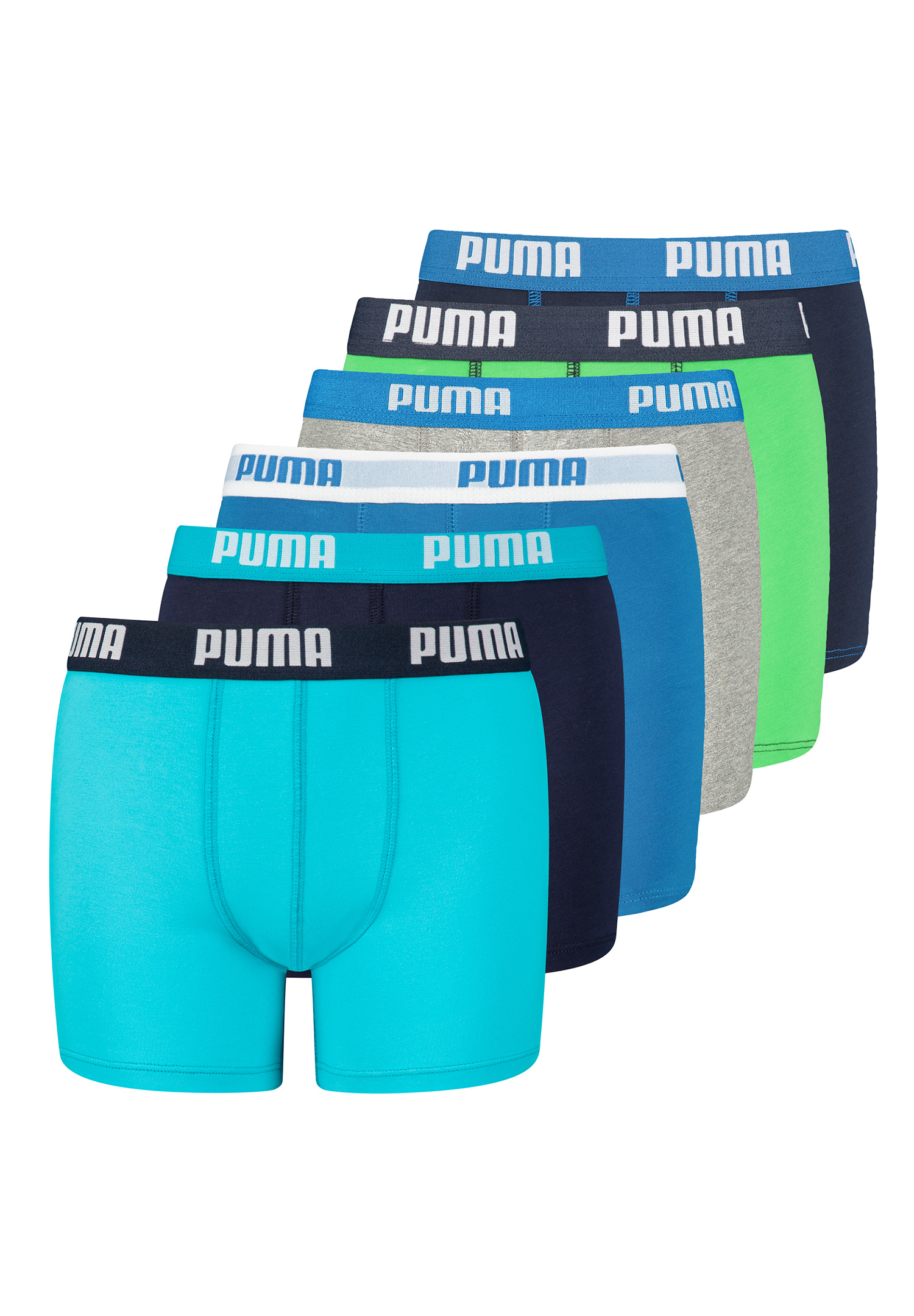 Puma Boxershorts Jungen Kinder Unterhose Unterwäsche 6 er Pack