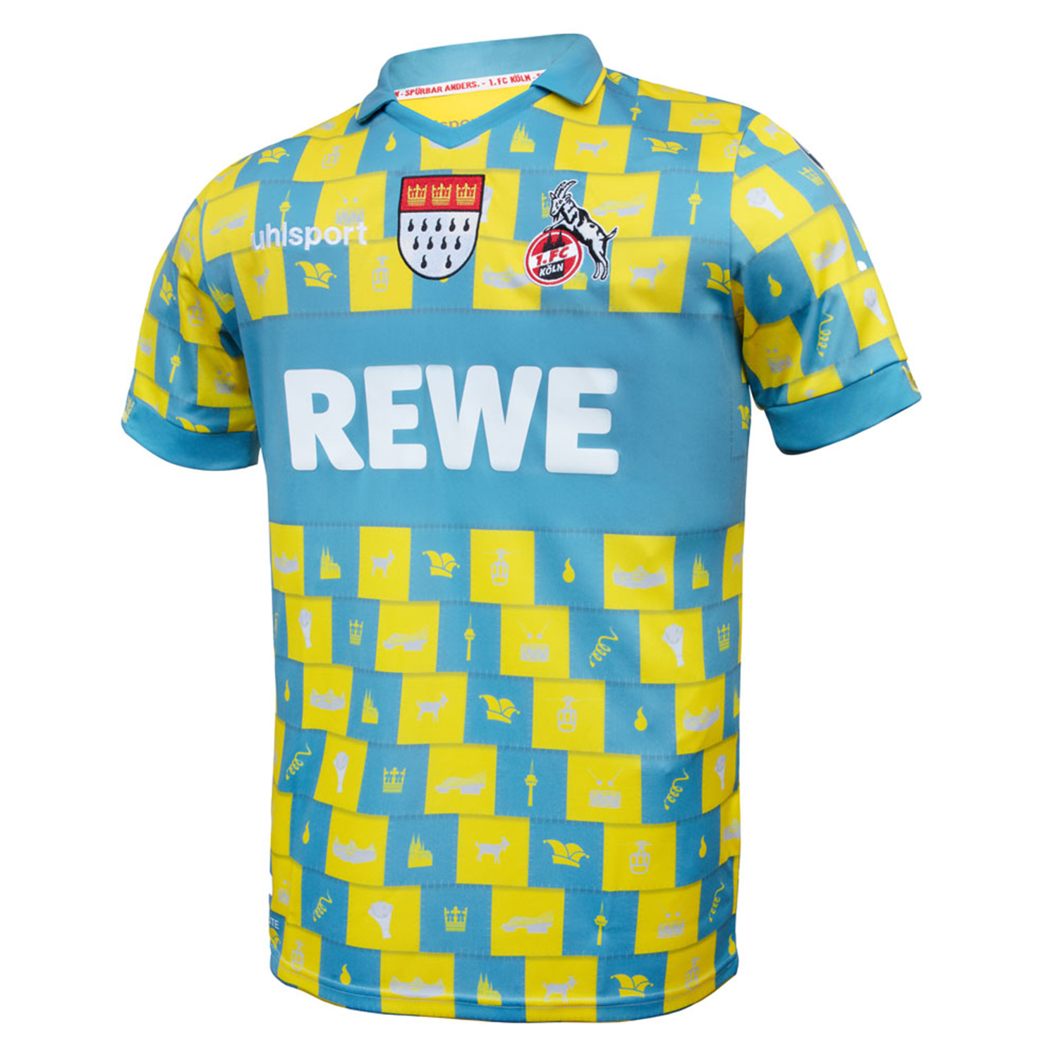 Uhlsport 1.FC Köln Torwart Karneval Fastelovend Trikot Shirt 2020/2021