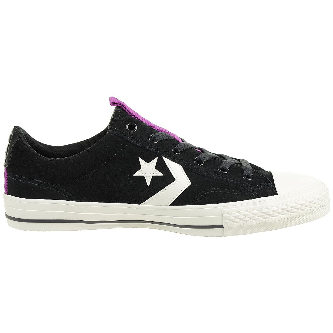 Converse STAR PLAYER OX Schuhe Sneaker Wildleder schwarz 162567C