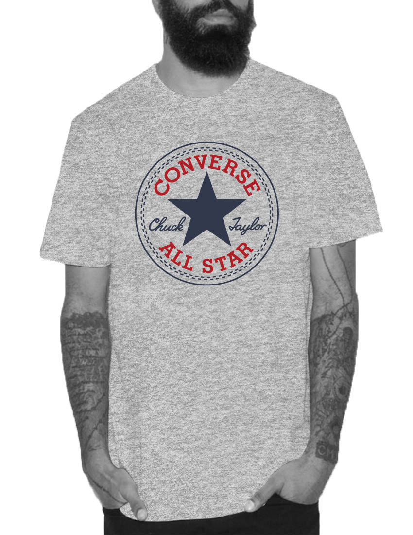 Converse Core Cuck Patch Herren T-Shirt Patch Tee grau