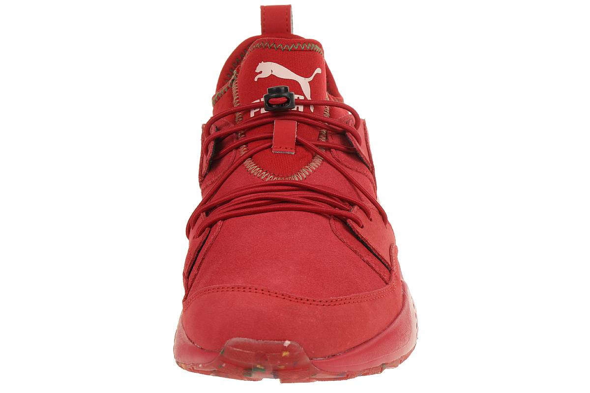 Puma Bog Soft Flag Trinomic Sneaker Men Leder 361891 03 red