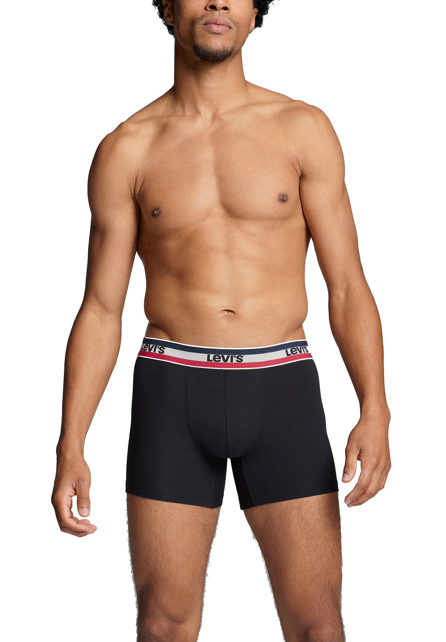 Levi's Sportswear Logo Herren Boxershorts Unterwäsche aus Bio-Baumwolle im 2er Pack