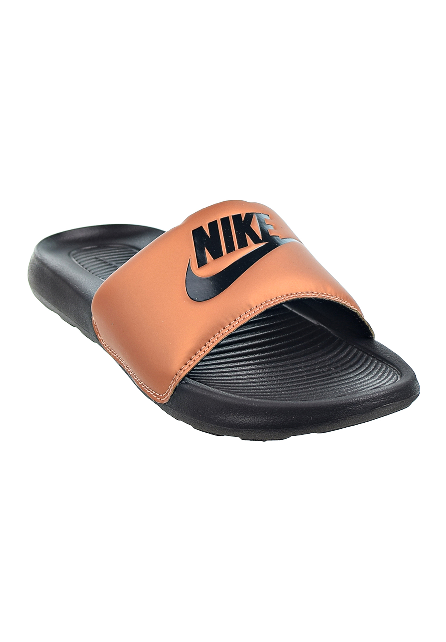 Nike Victori One Slide Damen Badelatschen Schlappe CN9677 003 schwarz/kupfer