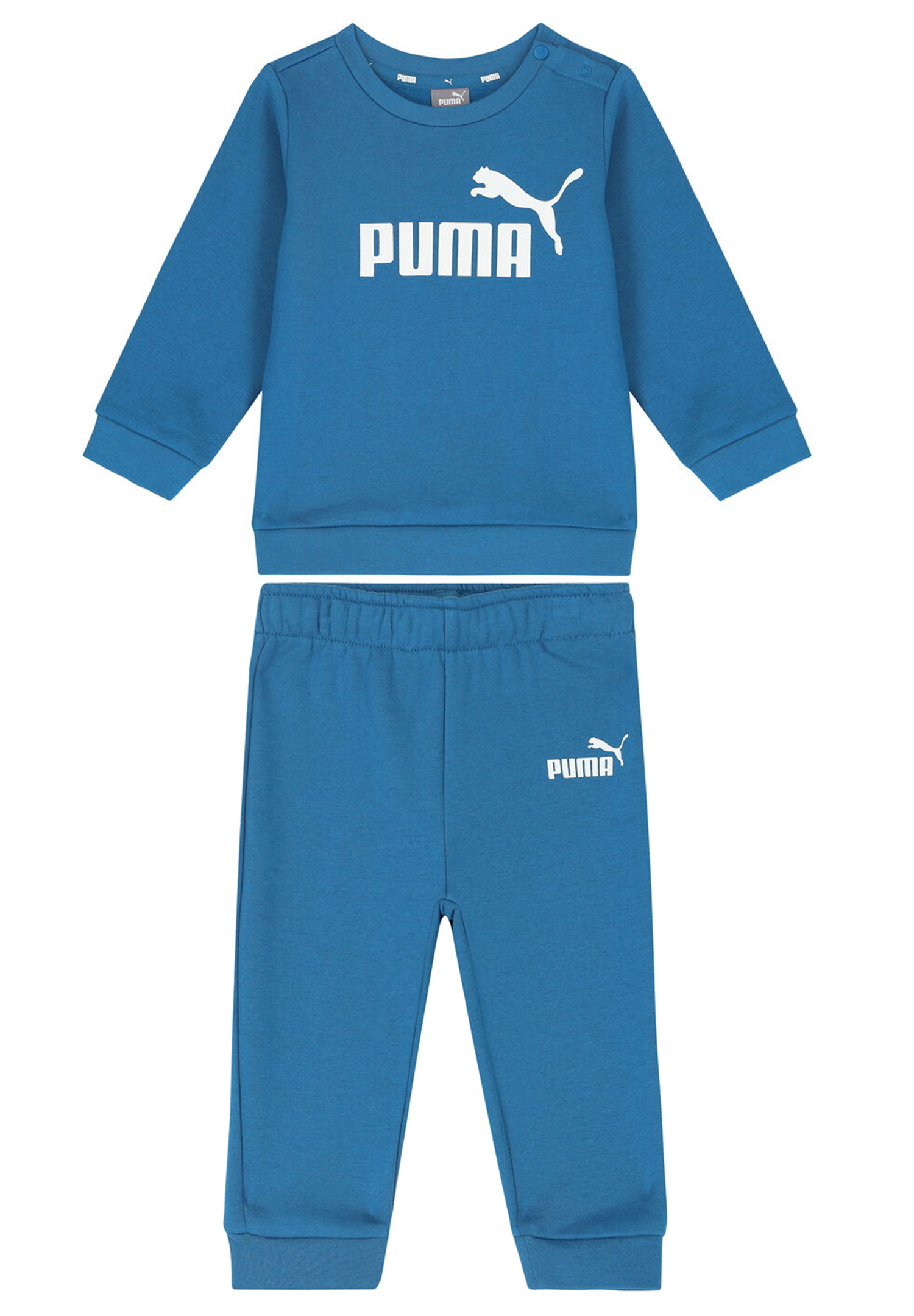 Puma MINICATS ESS Crew Jogger FL Trainingsanzug Sportanzug 846141 blau