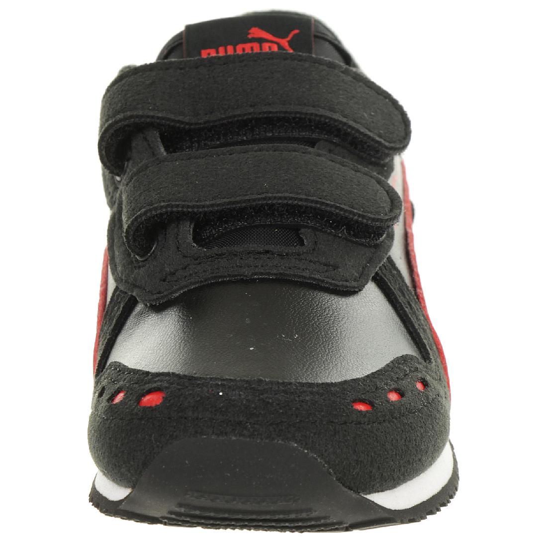 PUMA Cabana Racer SL V Inf Kinder Sneaker Klettverschluss schwarz 351980