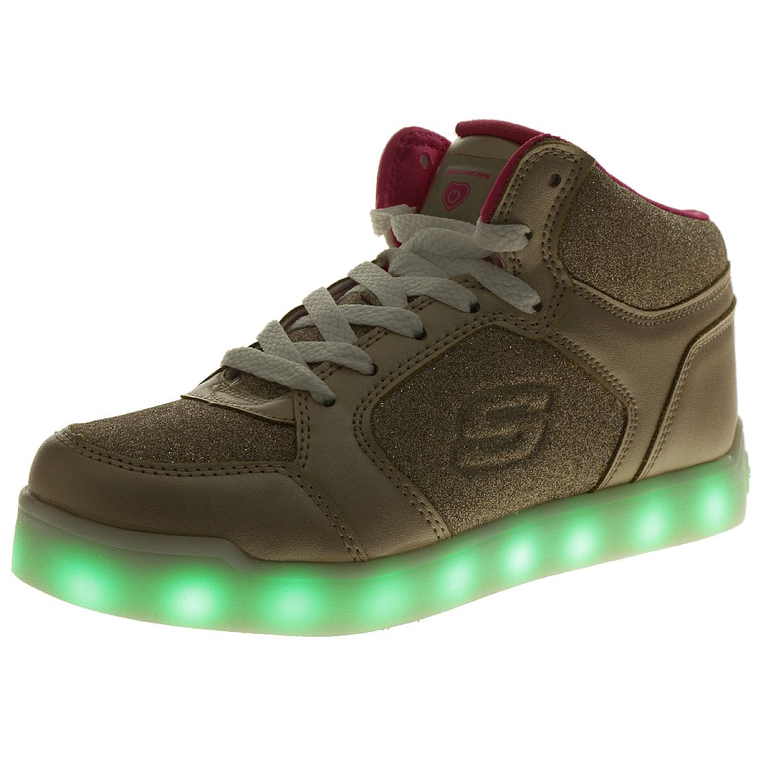 Skechers S Lights E Pro II GLITTER GLOW II Sneaker Schuhe Damen Mädchen Glitzer LED 