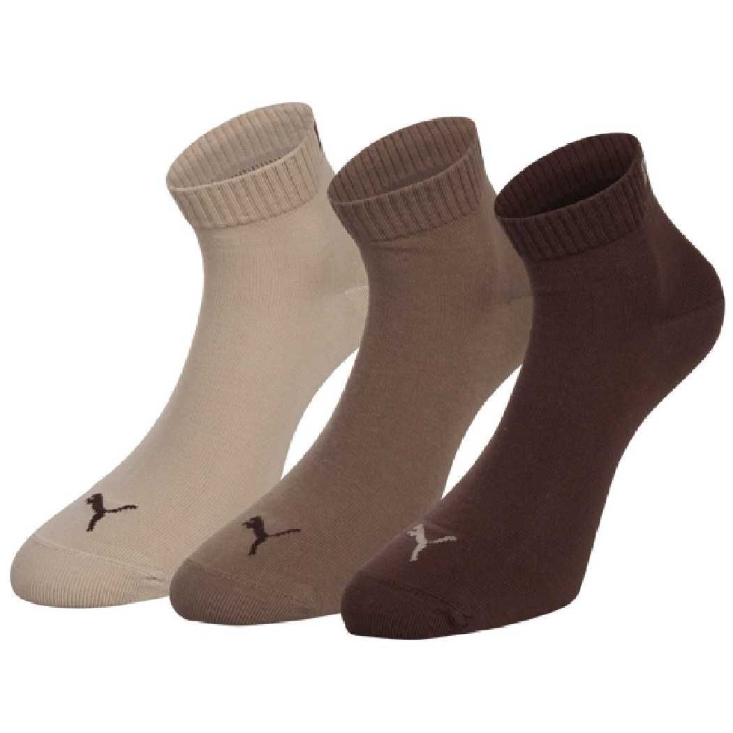 6 Paar Puma Sneaker Quarter Socken Gr. 35 - 49 Unisex für Damen Herren Füßlinge