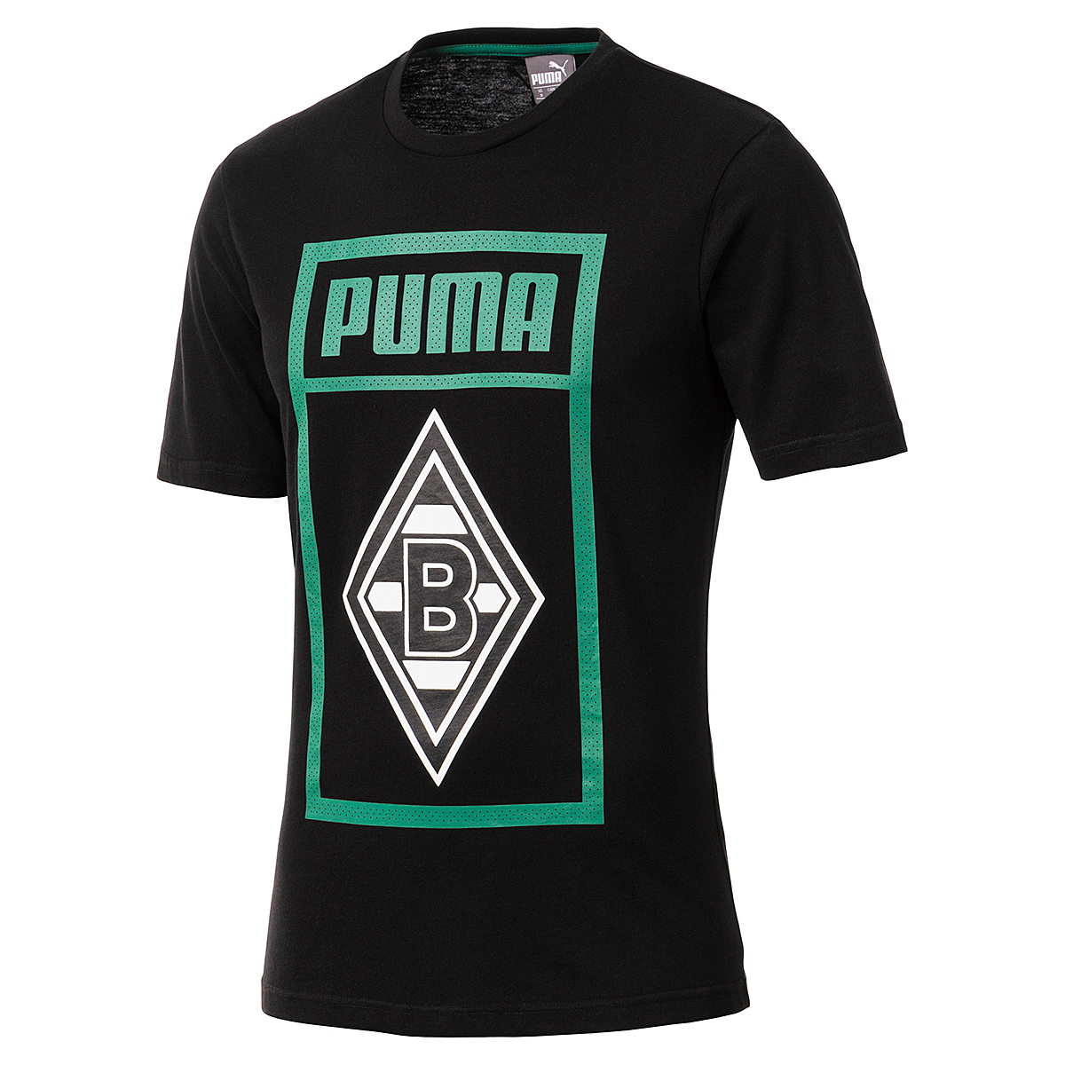 Puma BMG Shoe Tag Tee T-Shirt Herren Borussia Mönchengladbach schwarz 754164 01