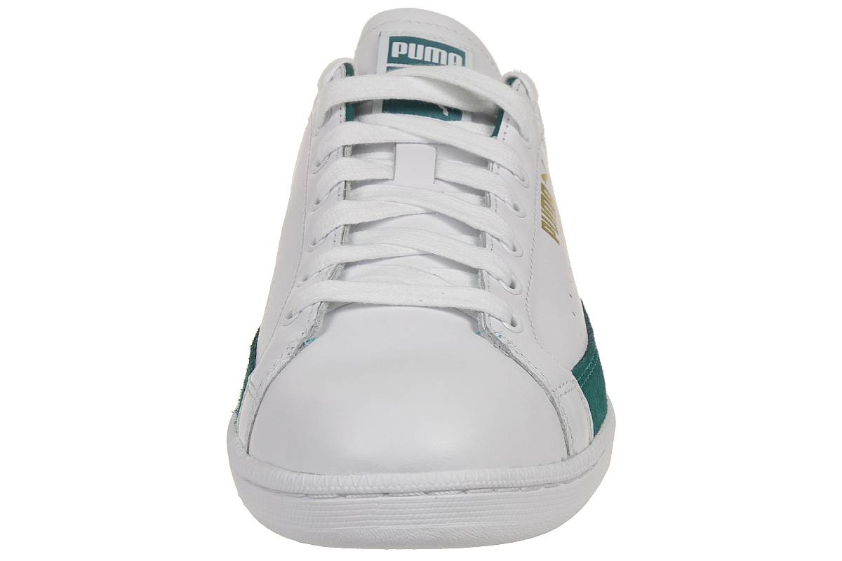 Puma Herren Sneaker Match 74 Lthr Leder 359518 06 weiß grün