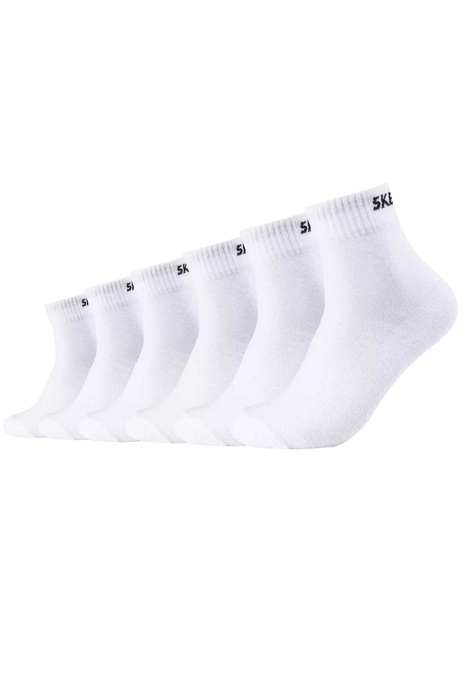 6 Paar Skechers Unisex Quarter Socken SK42017